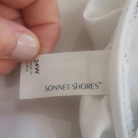 Sonnet Shorts Floral One Piece Swimwear with Skirt attached 24W - Picture 6 of 6